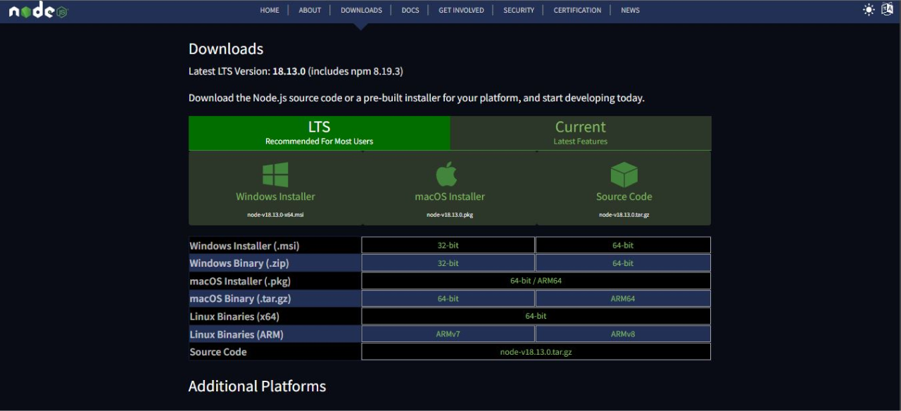 Download node